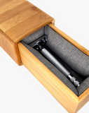 Eco-Razor Premium Bamboo Razor Storage Box w/ cushion