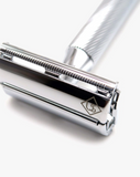 Eco-Razor 101S | Chrome Silver Butterfly Open Double Edge Razor