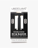 Eco-Razor 102B | Matte Black Butterfly Open Double Edge Razor