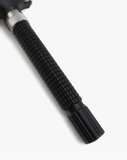 Eco-Razor Rose Matte Silver / Black Adjustable Butterfly Open Double Edge Razor