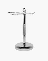 Eco-Razor Slim Chrome Safety Razor and Brush Stand