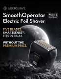 Ubersuave SmoothOperator™ Mini 5 SmartSense™ 5-Blade Shaver Face