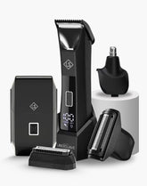 Ubersuave SmoothOperator™ Pro Shaver + Mini Face Shaver + Intimate Wash 40ml + Faux Leather Travel Bag