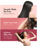 Ubersuave Cordless Ionic Anti-Scald Hair Straightener Brush