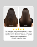 Ubersuave Cordless Ionic Anti-Scald Hair Straightener Brush