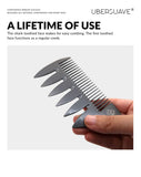"The Shuriken" Metal Comb By Ubersuave