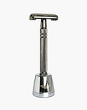 Eco-Razor Island Stand for Safety Razor Chrome