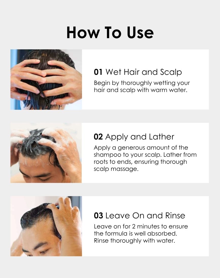Apestomen Oil Control + Volume Boost Shampoo 350ml With Saw Palmetto | Block DHT Balance Hormone Levels Combat Hair Loss