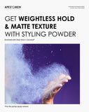 Apestomen Volcanic Ash Styling Powder With Aloe Vera + Coconut Oil | Instant Volume, Weightless Hold & Matte Texture