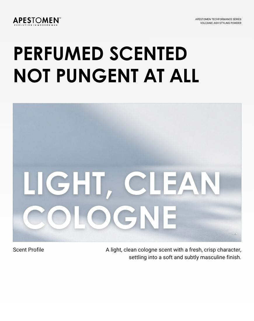 Apestomen Volcanic Ash Styling Powder With Aloe Vera + Coconut Oil | Instant Volume, Weightless Hold & Matte Texture