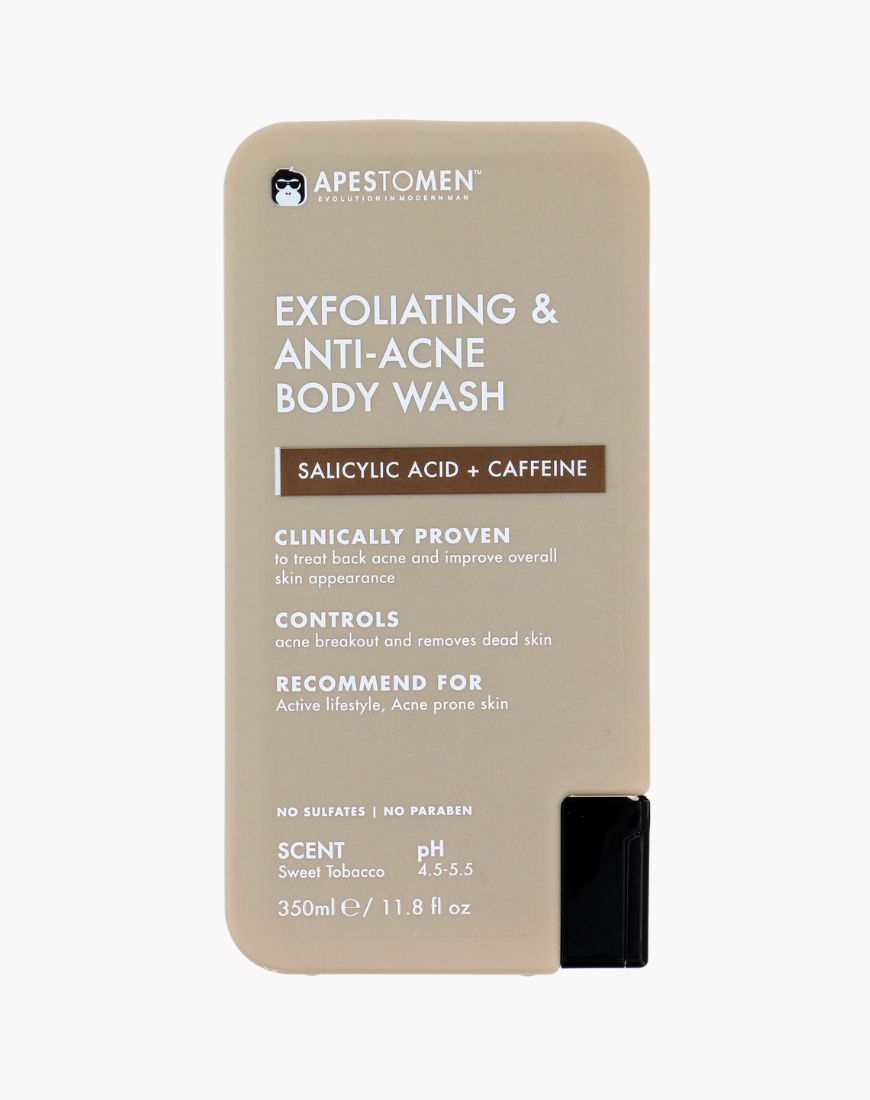 Apestomen Exfoliating & Anti-Acne Body Wash 350ml With Salicylic Acid | Treat Back Acne & Improve Overall Skin Appearance