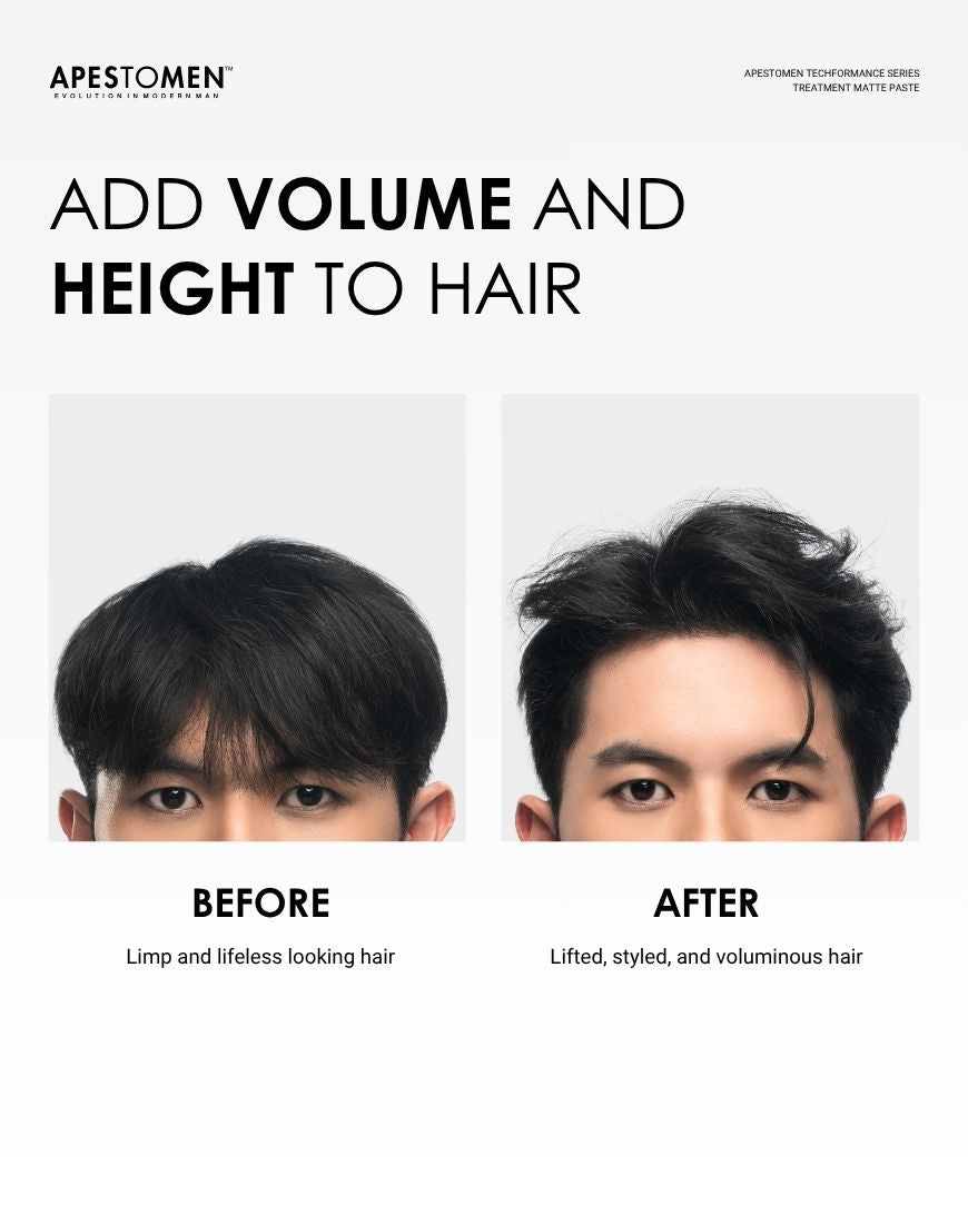 Apestomen Treatment Matte Paste With Redensyl + Panthenol | Fuller Healthier Hair Reduce Hair Loss & No Hair Tugging
