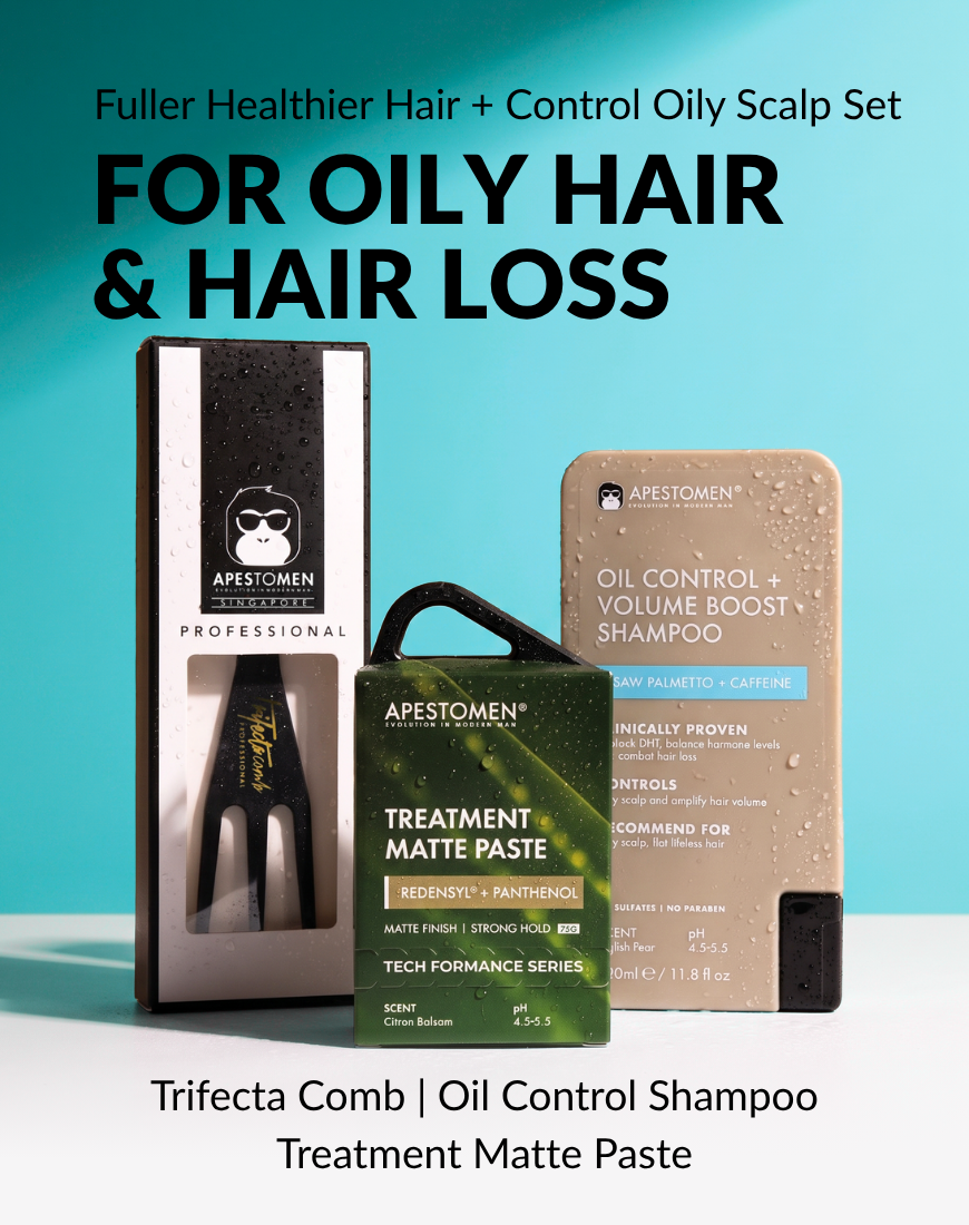 Apestomen Treatment Matte Paste With Redensyl + Panthenol | Fuller Healthier Hair Reduce Hair Loss & No Hair Tugging