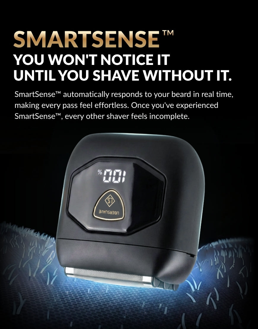 Ubersuave SmoothOperator™ Mini 5 SmartSense™ 5-Blade Shaver Face