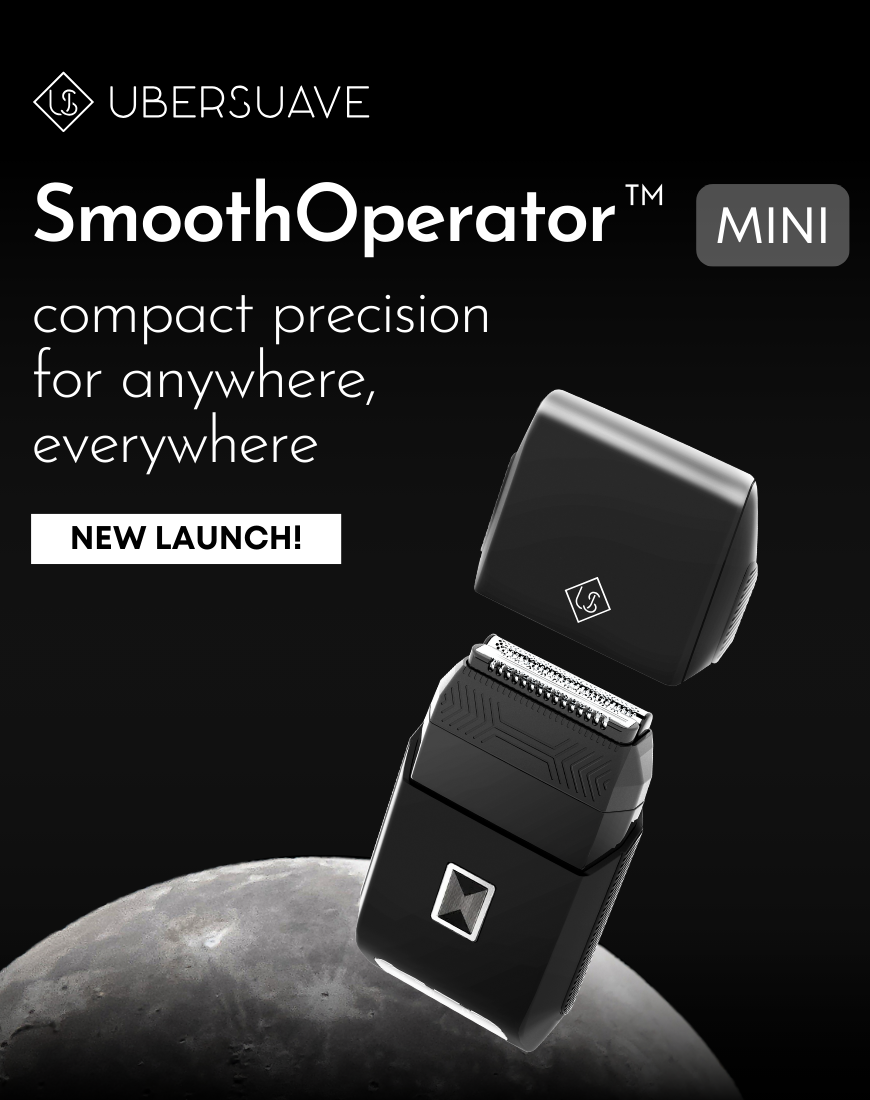 Ubersuave SmoothOperator™ Mini Duo-Blade Shaver Face + Body