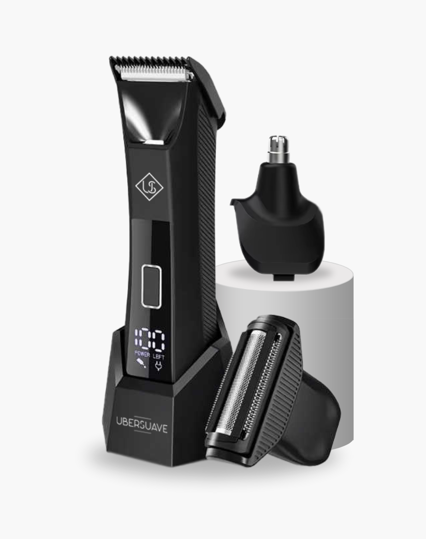 Ubersuave SmoothOperator™ Pro Tri-Blade Shaver Face + Body + Nose