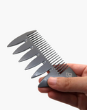 "The Shuriken" Metal Comb By Ubersuave