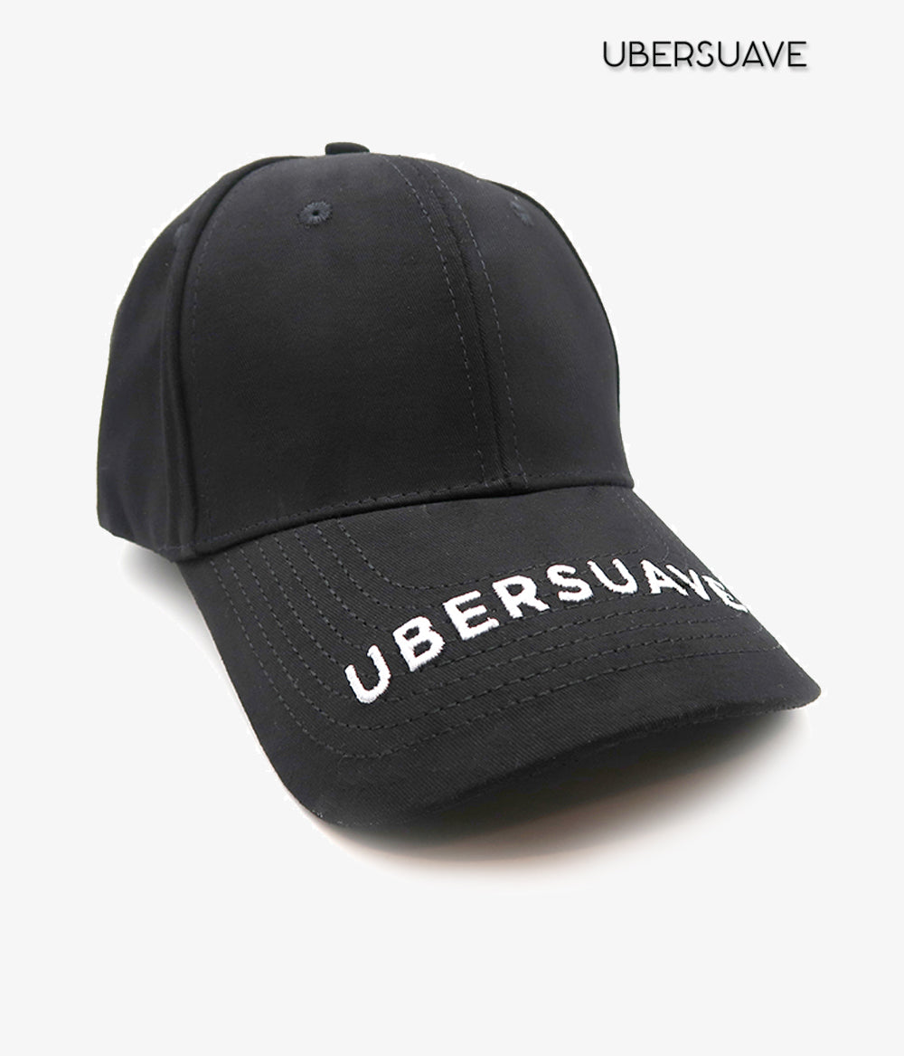 Embroidered Black Cap